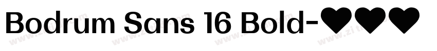 Bodrum Sans 16 Bold字体转换 Bodrum Sans 16 Bold字体转换